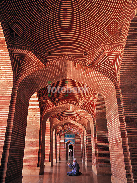 Beautiful Mosque Architect A Person Praying