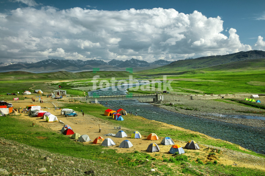 Deosai National Park, Deosai Plains, Camping Site in the Mountains