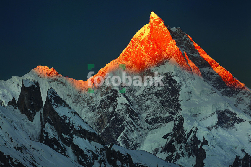 First Light on K2 Second Highest Peak in the world