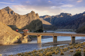 A Bridge on the River Under the Mountains