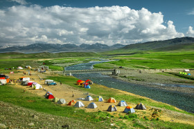 Deosai National Park, Deosai Plains, Camping Site in the Mountains