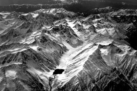 Karakoram Mountains with Drone Photo